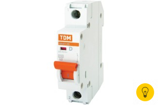 Автоматический выключатель TDM ВА47-29 1Р 1А 4.5кА D SQ0206-0132