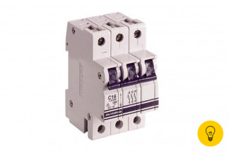 Автоматический выключатель ABL 3P, C, 3 А, 10 кА, 230/400 В AC, серия Т 3C3.0 C3T3