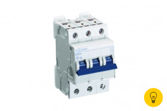 Автоматический выключатель ABL 3P, C, 4 А, 10 кА, 230/400 В AC, серия Т C4T3