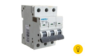 Автоматический выключатель ANDELI DZ66-63/3P 32A 6kA х-ка C ADL01-257