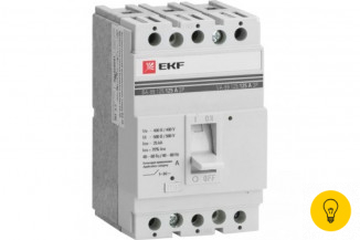 Автоматический трехполюсный выключатель EKF ВА-99/125 100А 3ф 25кА РЭ1000А mccb99-125-100