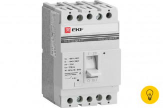 Автоматический трехполюсный выключатель EKF ВА-99/125 16А 3ф 25кА РЭ500А mccb99-125-16
