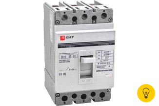 Автоматический трехполюсный выключатель EKF ВА-99/250 200А 3ф 35кА РЭ2000А mccb99-250-200 9767992