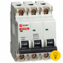 Автоматический выключатель EKF ВА 47-63, 3P 2,5А 4,5kA SQ mcb4763-3-2.5C