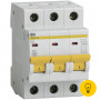 Автоматический выключатель IEK ВА47-29, 3Р, 2А, 4,5кА, х-ка D MVA20-3-002-D