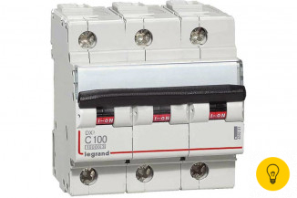 Автоматический выключатель 3п C 100А DX3 10кА/16кА Legrand 409281