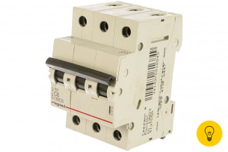 Автоматический выключатель Legrand Rx3 4,5ka 6а 3п C 419705