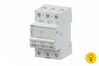 Автоматический выключатель OEZ серия LTS, 3p, 40А, кривая В, 10кА, PI: LTS-40B-3 42092
