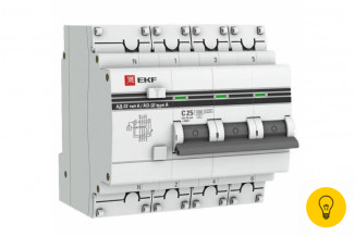 Дифференциальный автомат EKF АД-4 50А/100мА 4,5кА PROxima SQDA4-50-100-pro