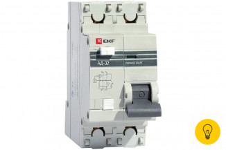 Автоматический дифференциальный выключатель EKF АД-32 2п 25А 100мА С EKF PROxima DA32-25-100-pro