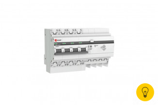 Дифференциальный автомат EKF PROxima АД-4, 50А/300мА, 4,5кА SQDA4-50-300-pro