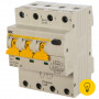 Автоматический дифференциальный выключатель тока IEK 3п+N 2мод. C 16A 30mA тип A 6kA АВДТ-34 ИЭК MAD22-6-016-C-30