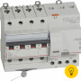 Автоматический выключатель дифференциального тока Legrand 4 полюса C 63 А 300 мА тип AC 6 кА DX3 7 модулей Leg 411211