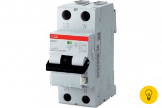 Автоматический выключатель дифференциального тока ABB 1п+N C 30mA AC 6kA DS201 10A 2CSR255040R1104