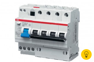 Автоматический выключатель дифференциального тока ABB 4п C 30mA AC 6kA DS204 16A 2CSR254001R1164