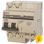 Автоматический выключатель дифференциального тока 2п C 16A 30mA тип AC 4.5kA АД-2 EKF PROxima DA2-16-30-pro 303882