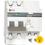 Автоматический выключатель дифференциального тока 2п C 40A 30mA тип AC 4.5kA АД-2 EKF PROxima DA2-40-30-pro 303903