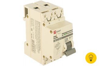 Автоматический выключатель дифференциального тока 1п+N C 32A 30mA тип AC АД-32 EKF PROxima DA32-32-30-pro 303880