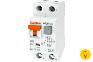 Автоматический выключатель дифференциального тока TDM АВДТ 32 C16 30мА SQ0202-0030