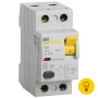 Дифференциальный выключатель IEK УЗО ВД1-63, 2Р, 40А, 30мА, тип А MDV11-2-040-030