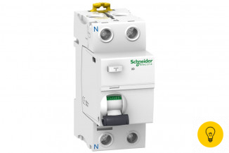 Дифференциальный выключатель нагрева Schneider Electric Acti 9 iID 2П 25A 30mA A-тип SE A9R21225