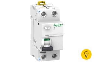 Дифференциальный выключатель нагрева Schneider Electric Acti 9 iID 2П 63A 300mA AC-тип SE A9R44263