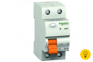 Выключатель дифференциального тока Schneider Electric ВД63 Домовой 11454 2п 16A 10mA AC