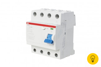 Выключатель дифференциального тока ABB F204 A, 4 модуля, S-40/0,1 2CSF204201R2400