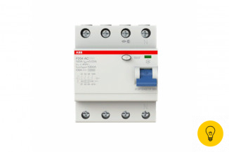 Выключатель дифференциального тока ABB 4 модуля F204 АС-63/0,1 2CSF204001R2630
