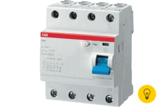 Выключатель дифференциального тока ABB 2CSF204001R3250 F204 4п AC 25A 300mA