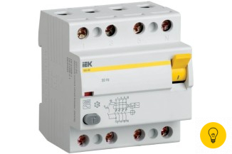 Выключатель дифференциального тока IEK ВД1-63 MDV10-4-032-300 25979 4п 32A 300mA AC