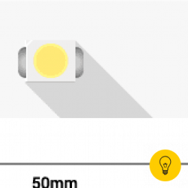 Лента светодиодная стандарт 3528, 60 LED/м, 4,8 Вт/м, 12В , IP20, Цвет: Желтый
