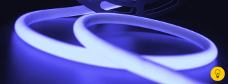 Термолента светодиодная SMD 2835, 180 LED/м, 12 Вт/м, 24В , IP68, Цвет: Синий