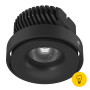 Корпус светильника потолочный встраиваемый  наклонно-поворотный, COMBO-20-BL, Черный, IP20