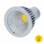 Лампа светодиодная серия LB MR16, 6 Вт, 4000К, цоколь GU5.3, цвет: Хром