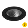 Светильник светодиодный потолочный встраиваемый наклонный, серия DL-KZ, Черный, 30Вт, IP20, Нейтральный белый (4000К)