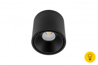 Светильник светодиодный потолочный накладной , серия GW, Черный, 11Вт, IP20, Нейтральный черный (4000К)