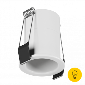 Светильник светодиодный потолочный встраиваемый , серия HIDDEN, Белый, 7Вт, IP20, Теплый белый (3000К)