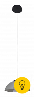 Подвесной потолочный светильник  Серый 12Вт 3000 P-0046-1D-GR-WW