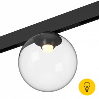 Магнитный светильник-шар серии SY mini, 48В, 7,5W Черный 3000  SY-mini-523619E-7.5-48-BL-WW