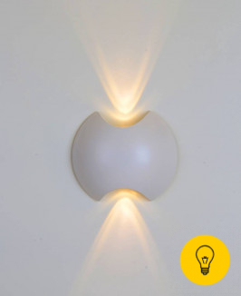 Настенный светильник BRAND, Белый, 2*3Вт, 3000K, IP54, LWA0121A-WH-WW