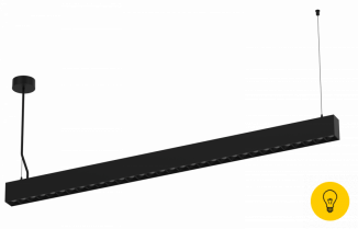Светильник DL-GRANAT-P-60-BL-NW-DALI  потолочный, серия NX, Черный, 60  (↑36W/24W↓)Вт, IP20, Нейтральный белый (4000-4200К) DALI