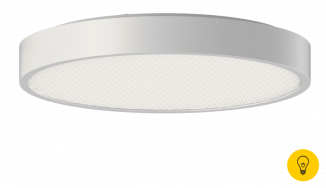 Светильник с верхним и нижним свечением UPDOWN потолочный, серия NK, Белый, 18Вт, IP20, теплый белый (3000К)
