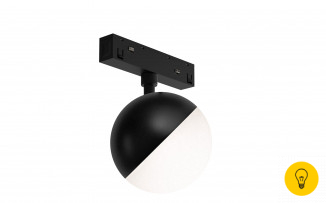 Светильник-шар металл+стекло, серия SY-LINK, Черный, 10Вт, IP20, Нейтральный белый (4000К)