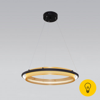 Умный подвесной светильник 90241/1 черный / золото
