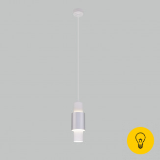 Подвесной светильник 50204/1 LED белый / серебро