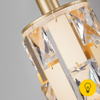 Подвесной светильник 50101/1 перламутровое золото