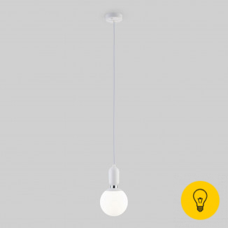 Подвесной светильник с плафоном 50151/1 белый