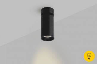 Крепление сменное М3 для светильников MINI VILLY, поворотное накладное, цвет Черный
