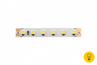 Лента светодиодная LUX, 3528, 120 LED/м, 9,6 Вт/м, 24В, IP33, Холодный белый (6000K)